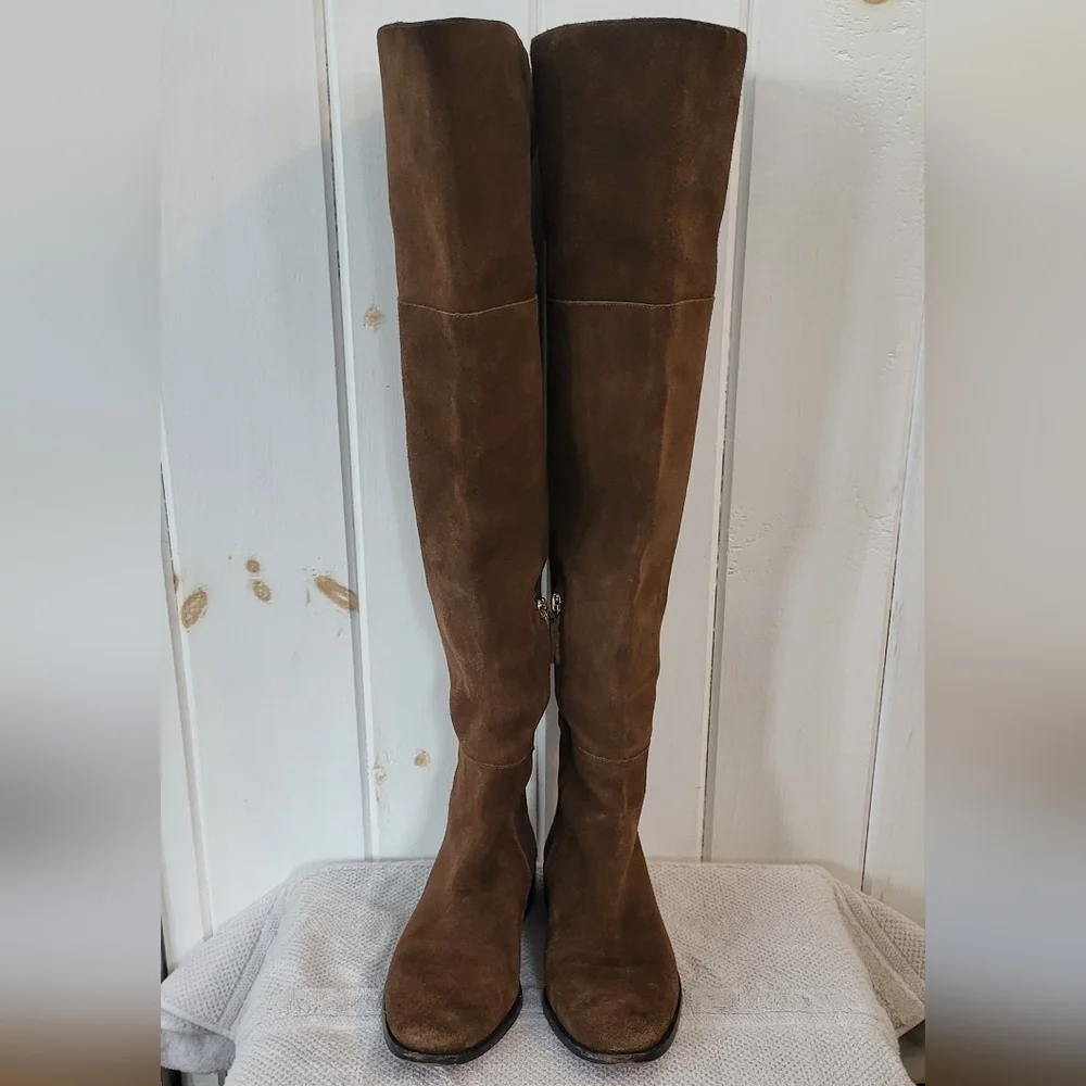 J Crew Over The Knee Micro Suede Boot